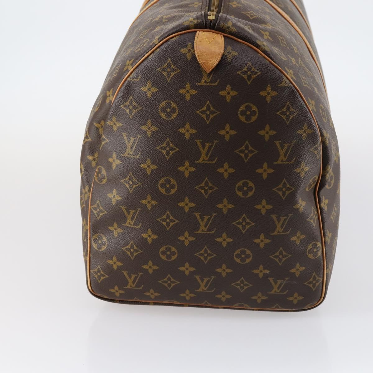 LOUIS VUITTON Monogram Keepall 60 Boston Bag M41422 LV Auth 140266