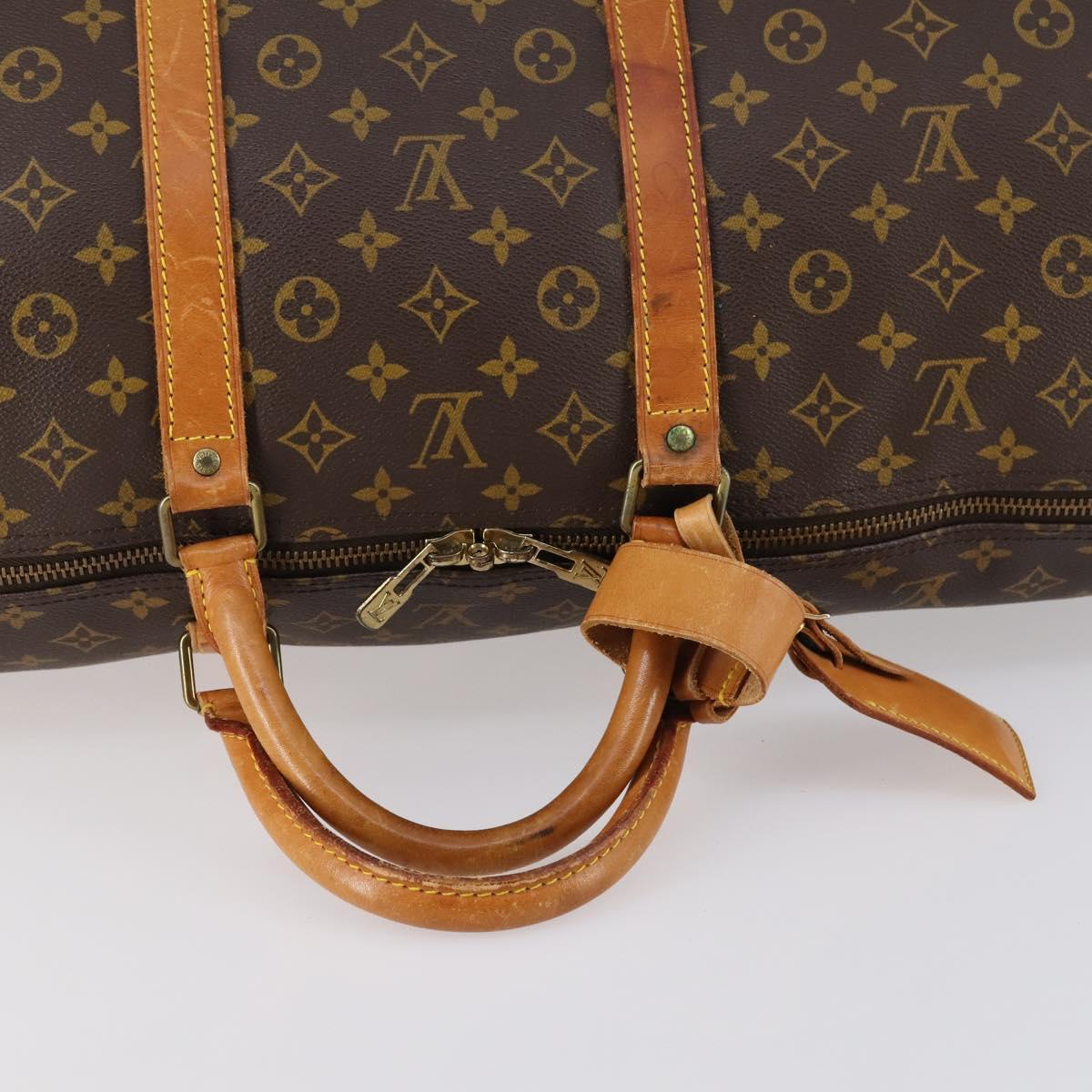 LOUIS VUITTON Monogram Keepall 60 Boston Bag M41422 LV Auth 140266