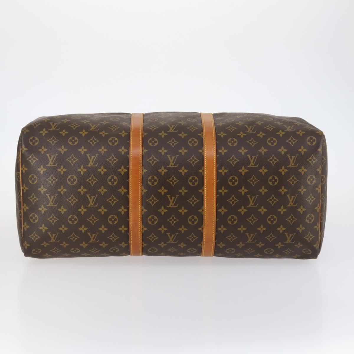 LOUIS VUITTON Monogram Keepall 60 Boston Bag M41422 LV Auth 140266