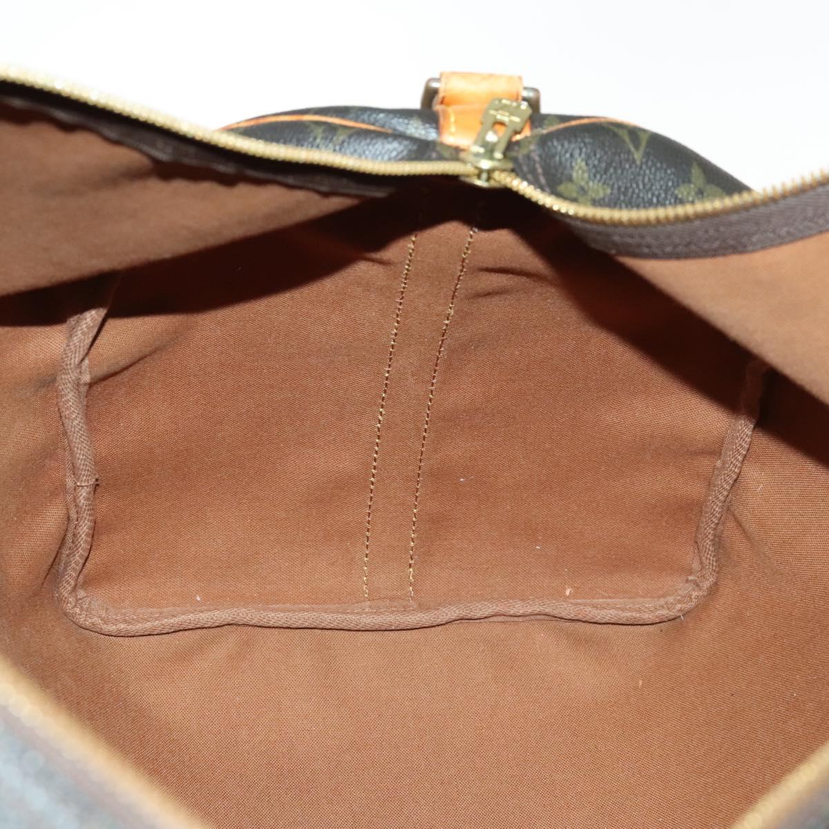 LOUIS VUITTON Monogram Keepall Bandouliere 55 Boston Bag M41414 LV Auth 140268