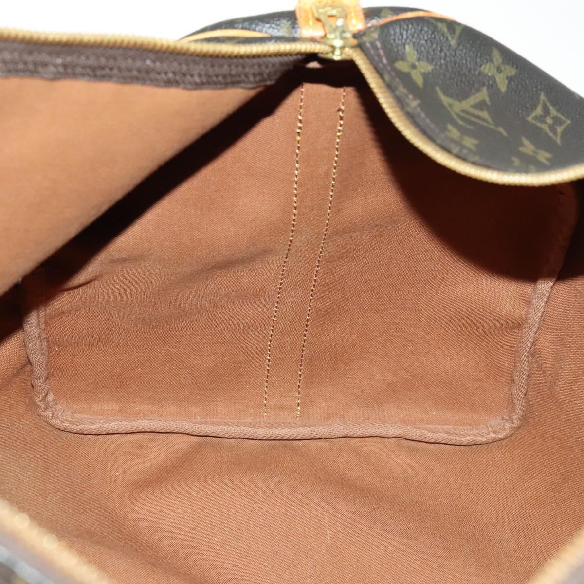 LOUIS VUITTON Monogram Keepall Bandouliere 55 Boston Bag M41414 LV Auth 140268