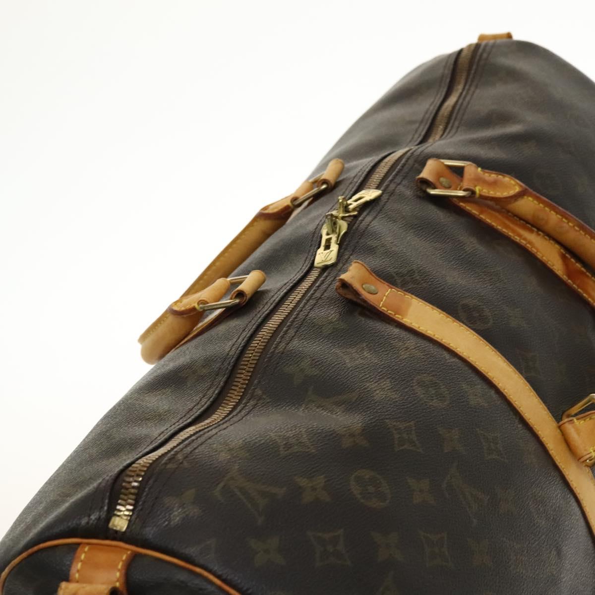 LOUIS VUITTON Monogram Keepall Bandouliere 55 Boston Bag M41414 LV Auth 140268