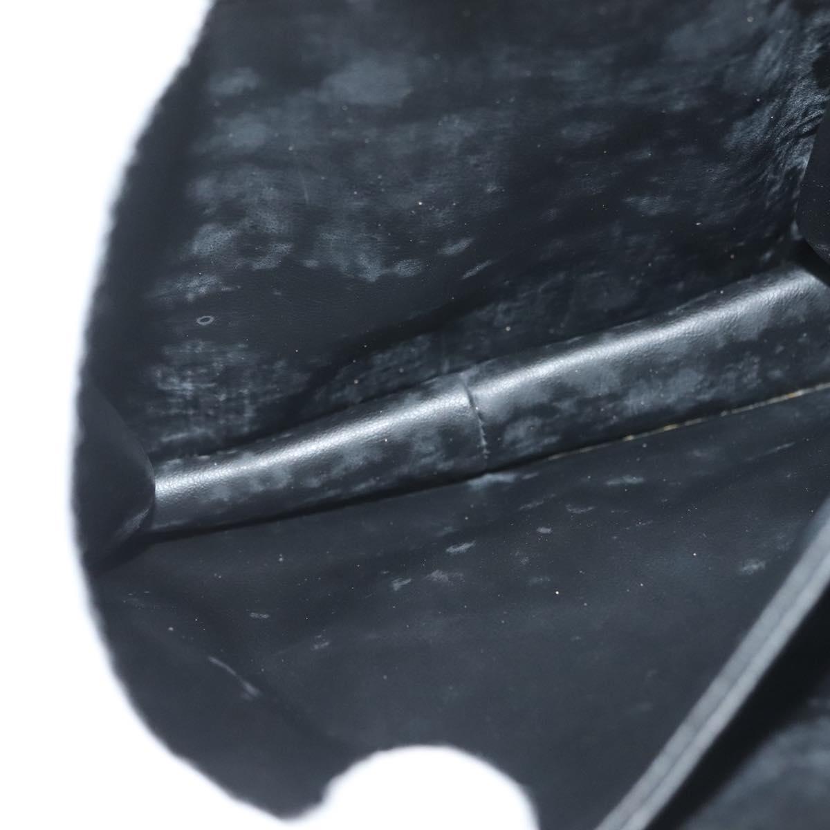 BALLY Chain Shoulder Bag Leather Ivory Gold Auth 140275