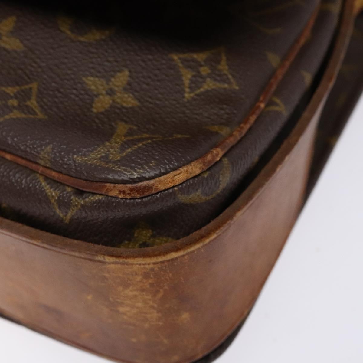 LOUIS VUITTON Monogram Cartouchiere GM Shoulder Bag M51252 LV Auth 140280