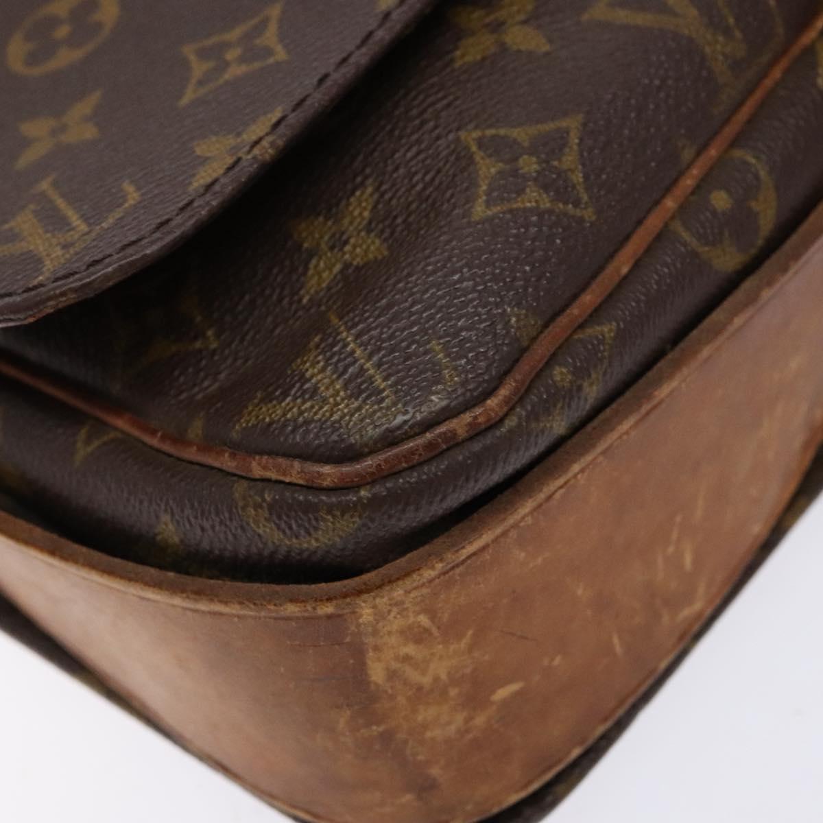 LOUIS VUITTON Monogram Cartouchiere GM Shoulder Bag M51252 LV Auth 140280