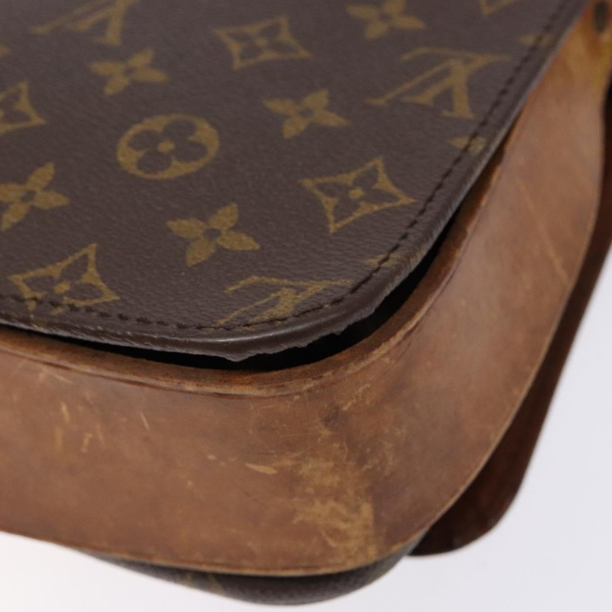 LOUIS VUITTON Monogram Cartouchiere GM Shoulder Bag M51252 LV Auth 140280