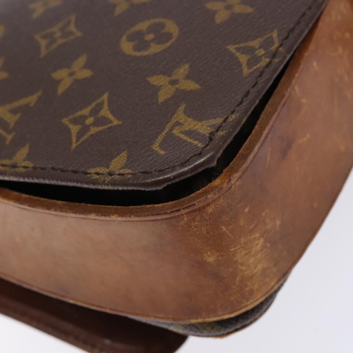 LOUIS VUITTON Monogram Cartouchiere GM Shoulder Bag M51252 LV Auth 140280