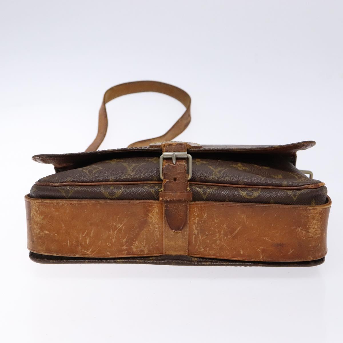 LOUIS VUITTON Monogram Cartouchiere GM Shoulder Bag M51252 LV Auth 140280