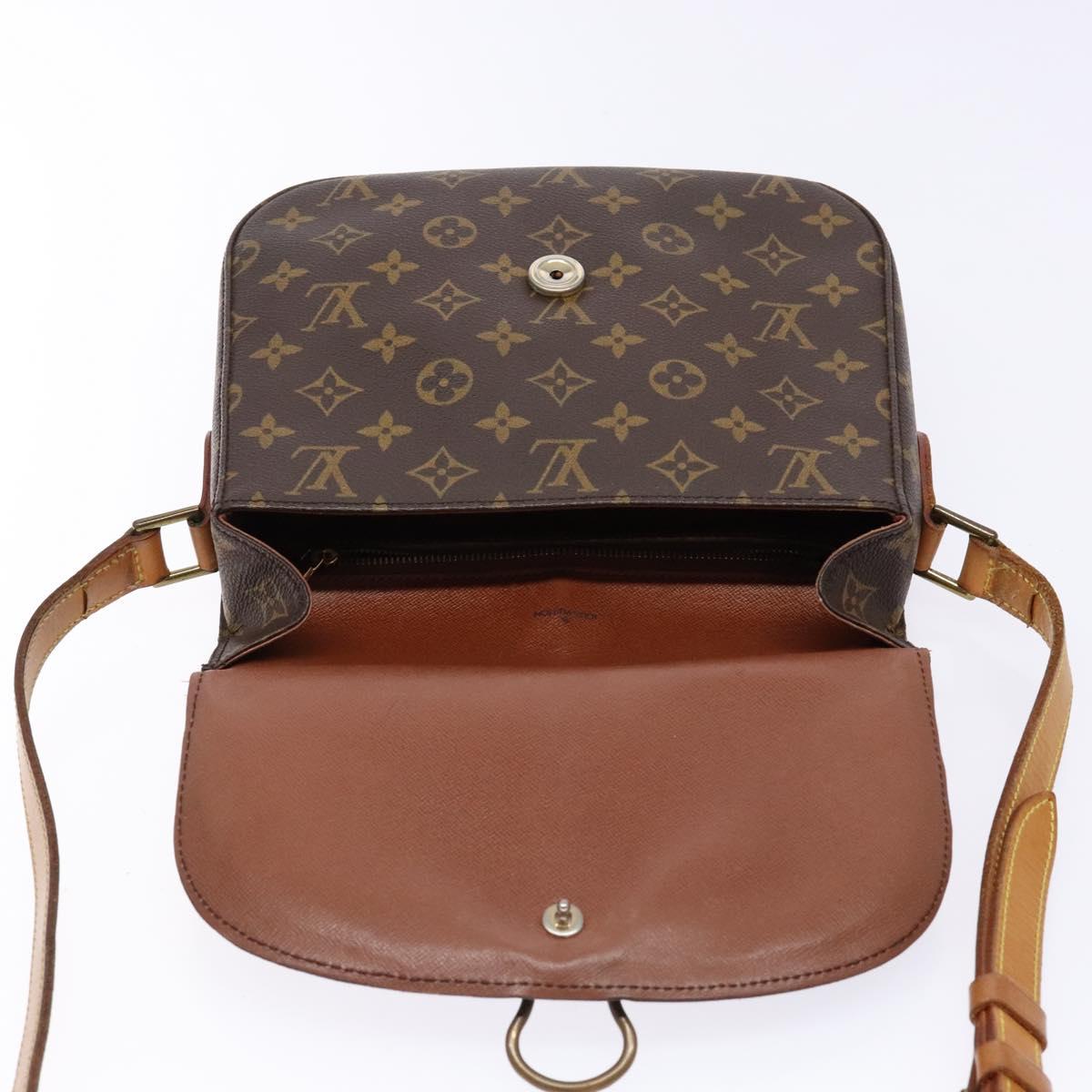LOUIS VUITTON Monogram Saint Cloud GM Shoulder Bag M51242 LV Auth 140281