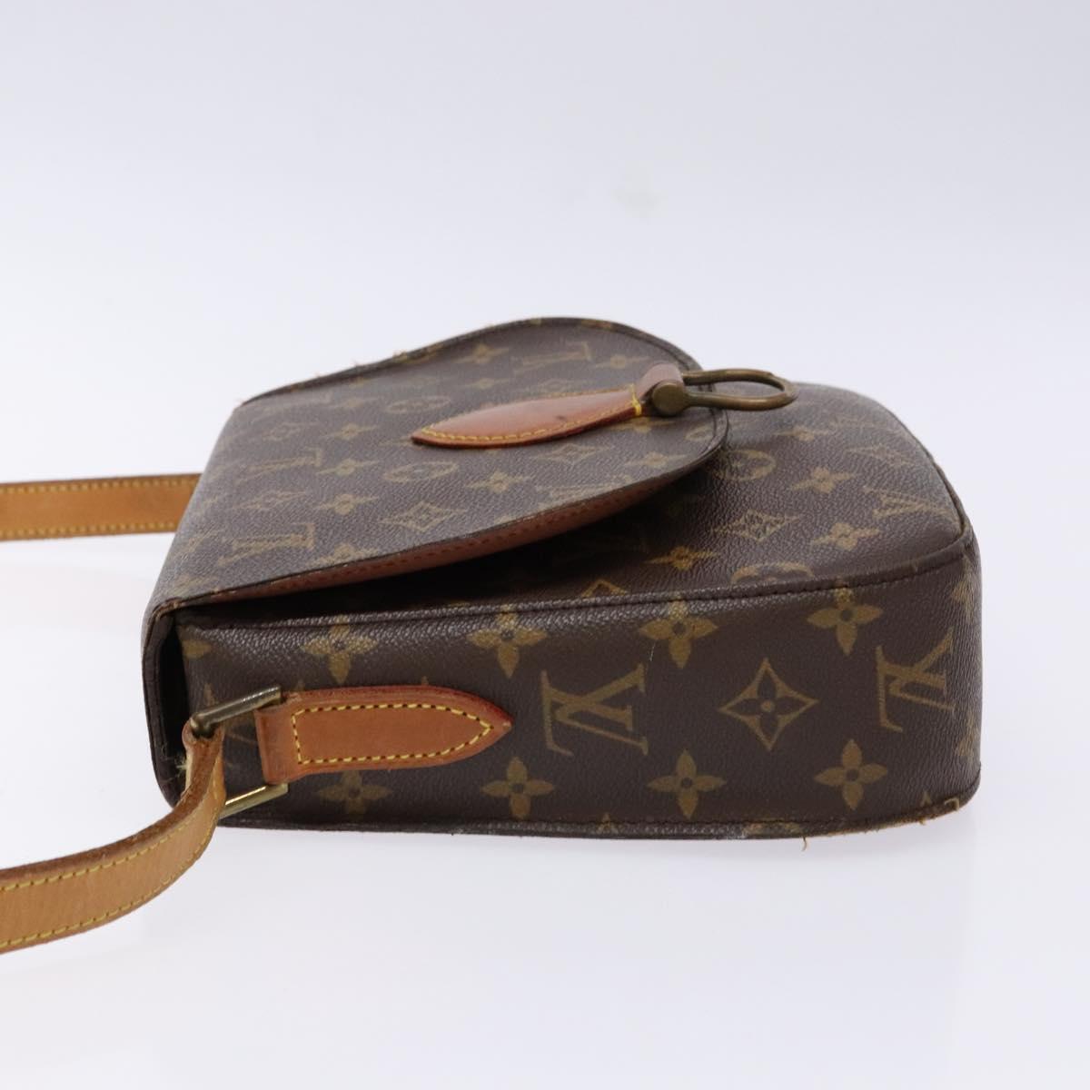 LOUIS VUITTON Monogram Saint Cloud GM Shoulder Bag M51242 LV Auth 140281