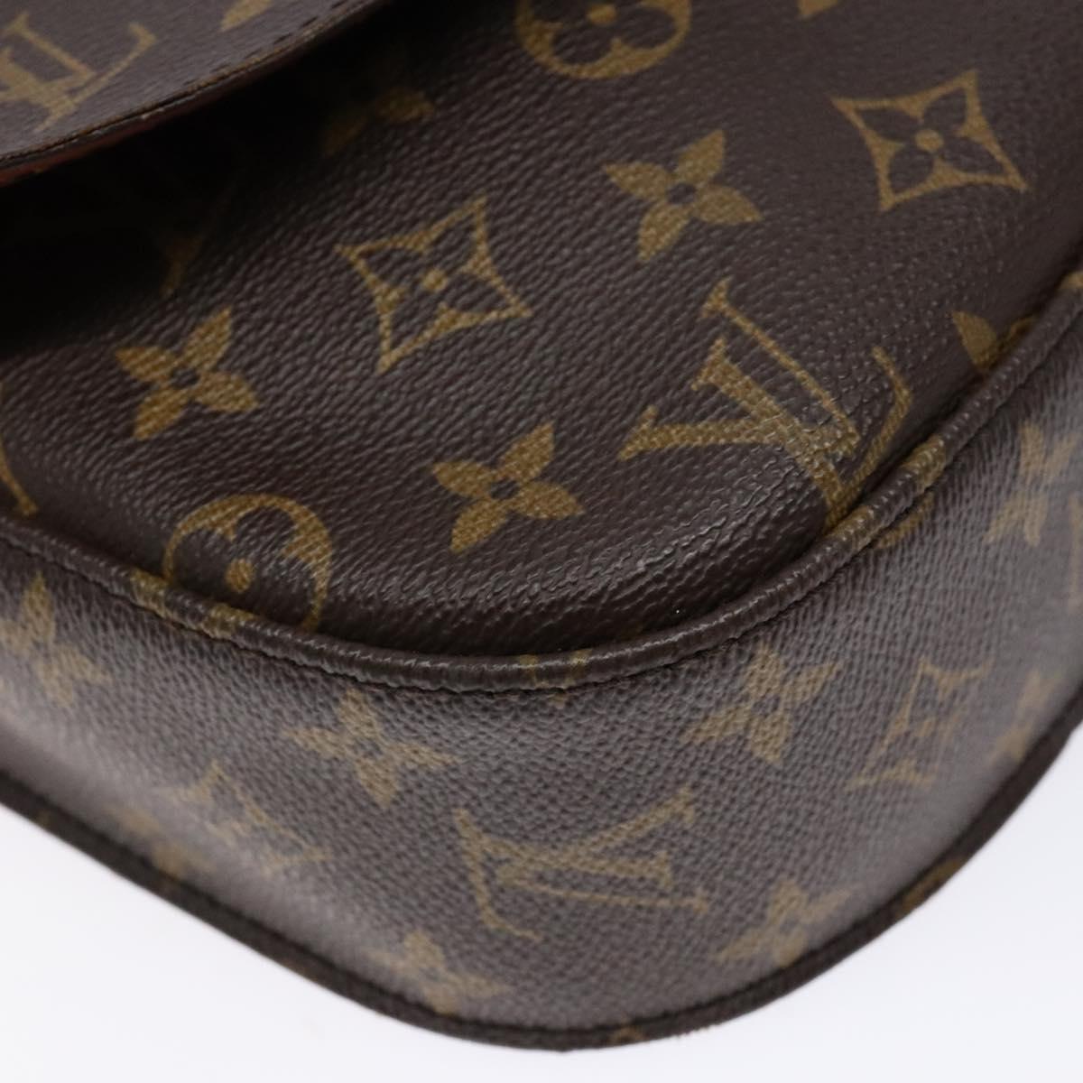LOUIS VUITTON Monogram Saint Cloud GM Shoulder Bag M51242 LV Auth 140282