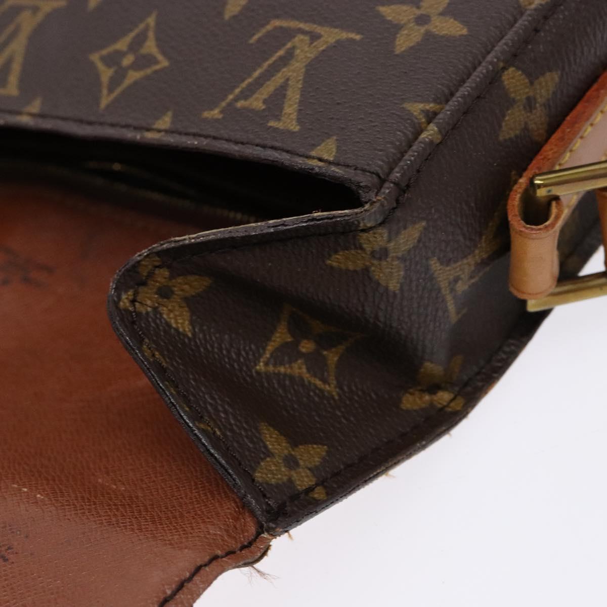 LOUIS VUITTON Monogram Saint Cloud GM Shoulder Bag M51242 LV Auth 140282