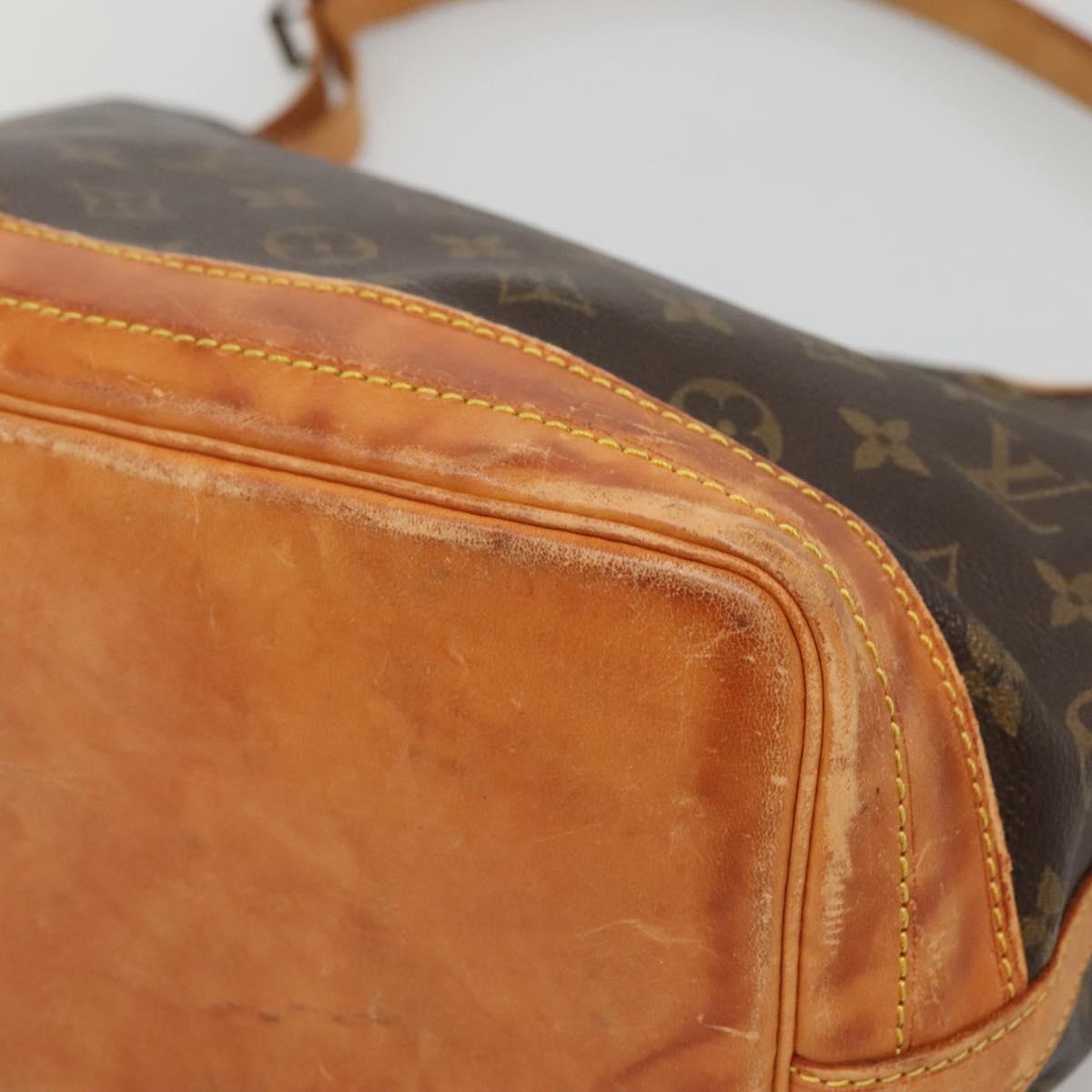 LOUIS VUITTON Monogram Noe Shoulder Bag M42224 LV Auth 140285