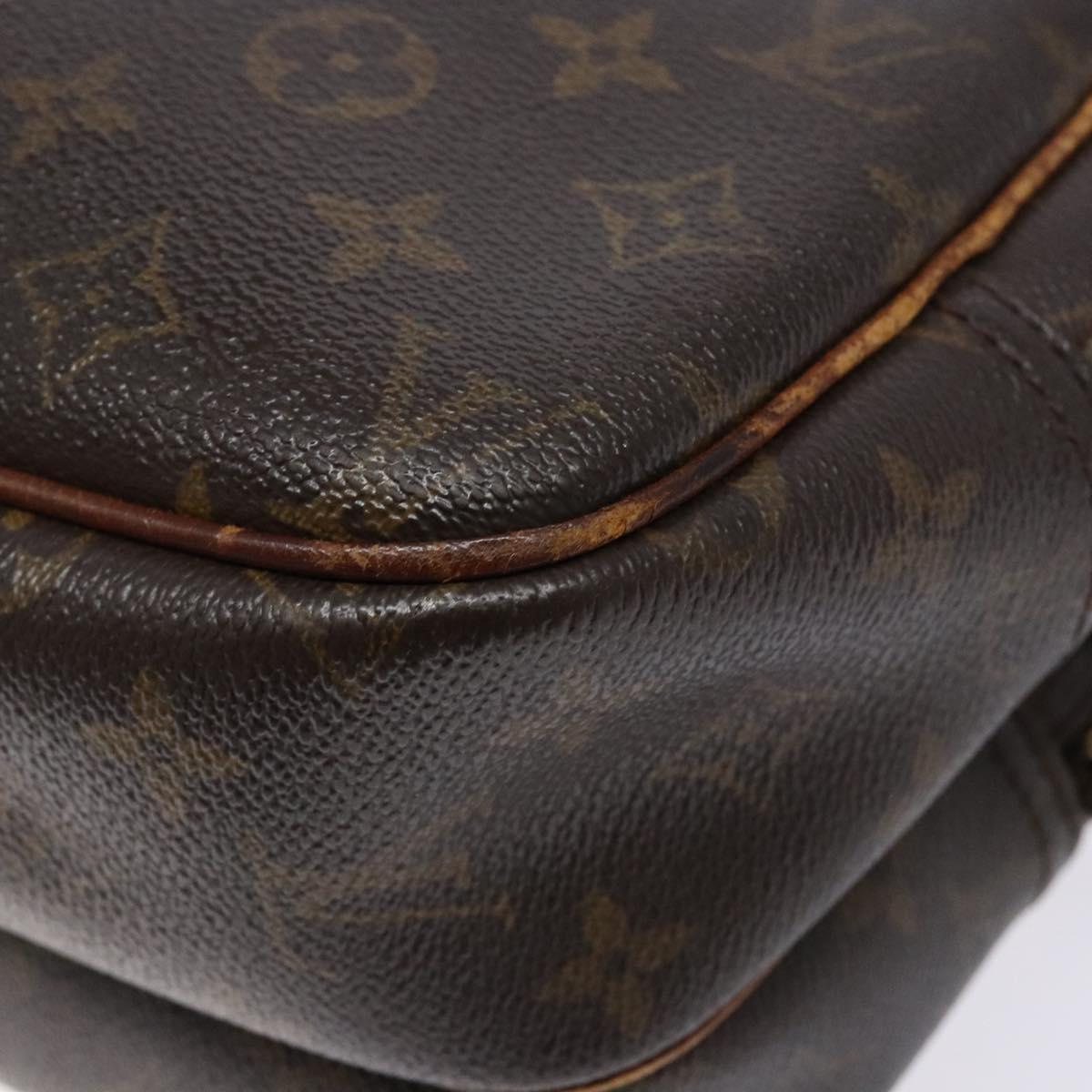 LOUIS VUITTON Monogram Reporter PM Shoulder Bag M45254 LV Auth 140286
