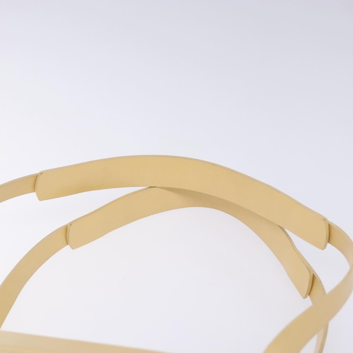 LOUIS VUITTON Epi Croisette PM Tote Bag Vanilla M5249A LV Auth 140293