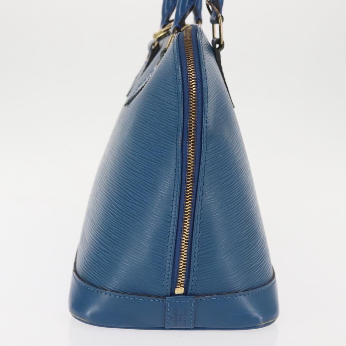 LOUIS VUITTON Epi Alma Hand Bag Toledo Blue M52145 LV Auth 140294