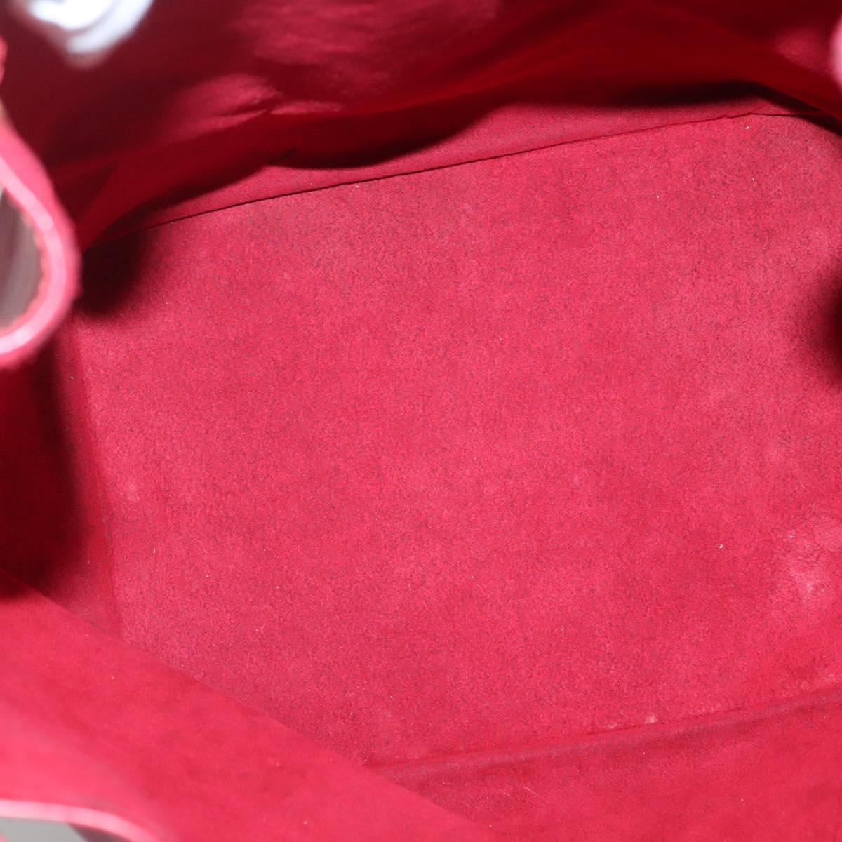 LOUIS VUITTON Epi Noe Shoulder Bag Red M44007 LV Auth 140295