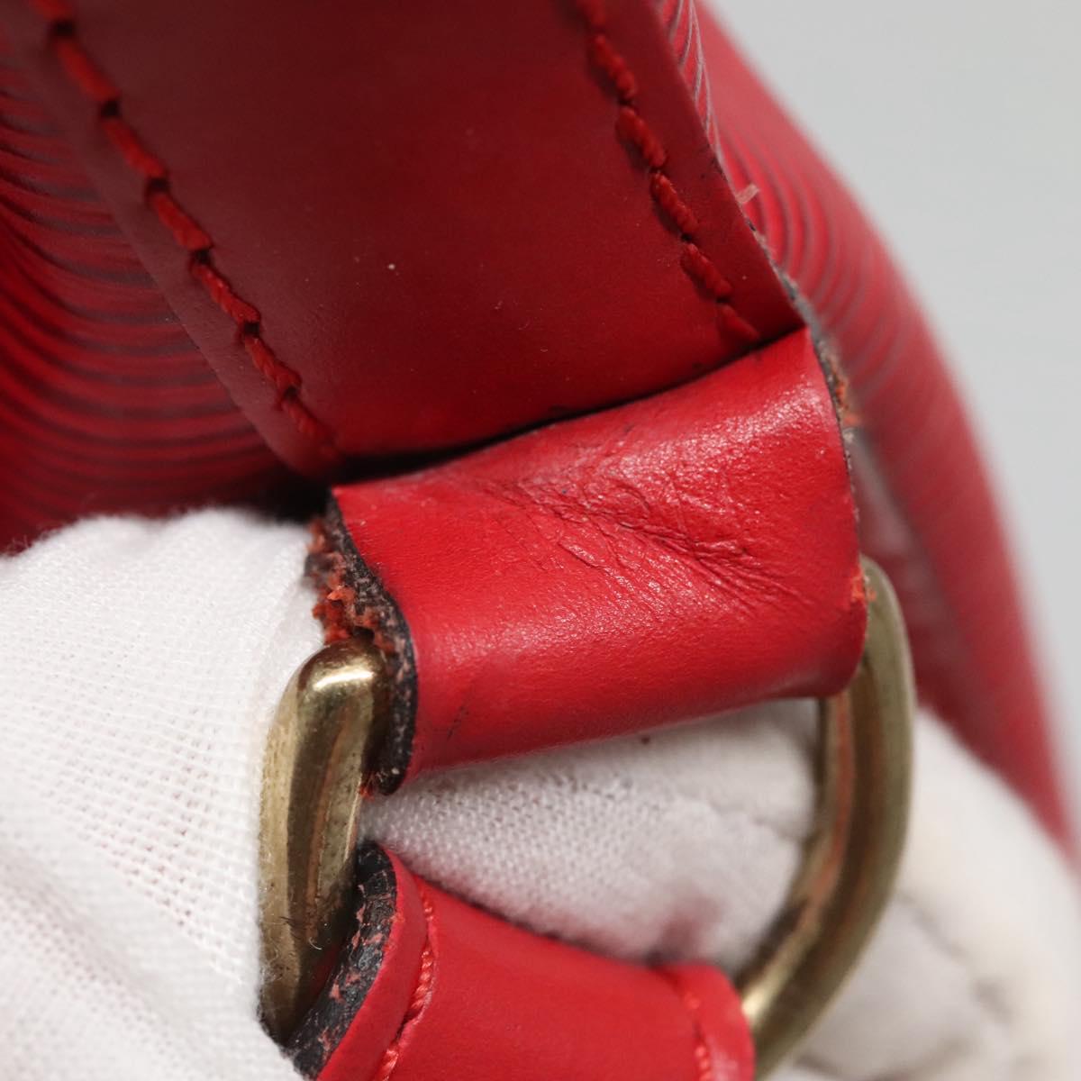 LOUIS VUITTON Epi Noe Shoulder Bag Red M44007 LV Auth 140295
