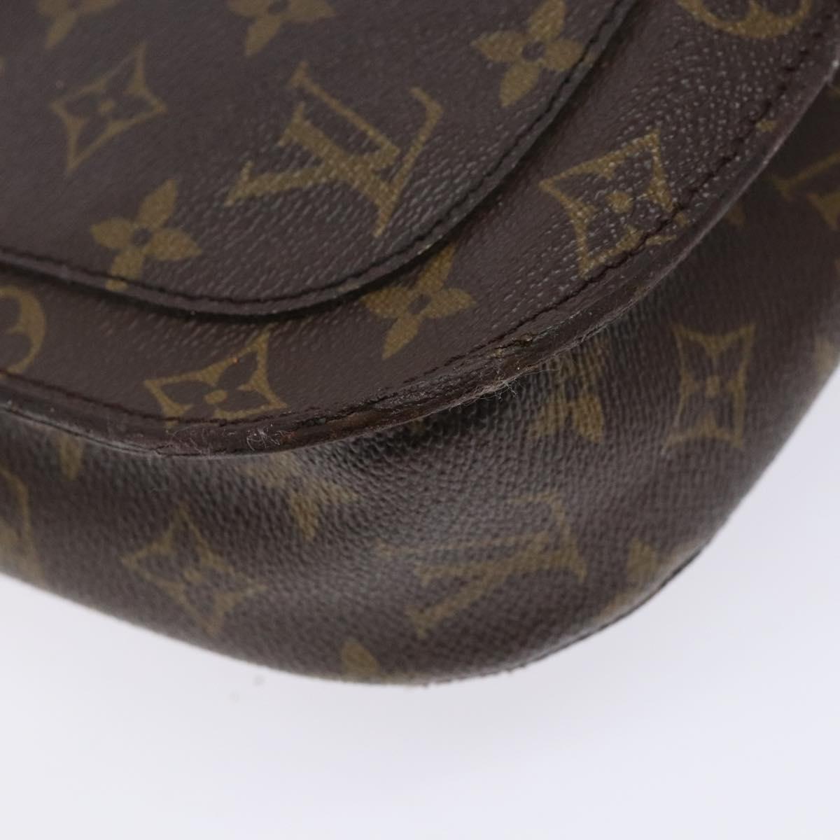 LOUIS VUITTON Monogram Saint Cloud GM Shoulder Bag M51242 LV Auth 140299