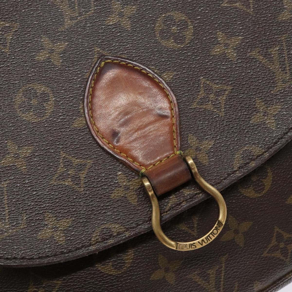 LOUIS VUITTON Monogram Saint Cloud GM Shoulder Bag M51242 LV Auth 140299