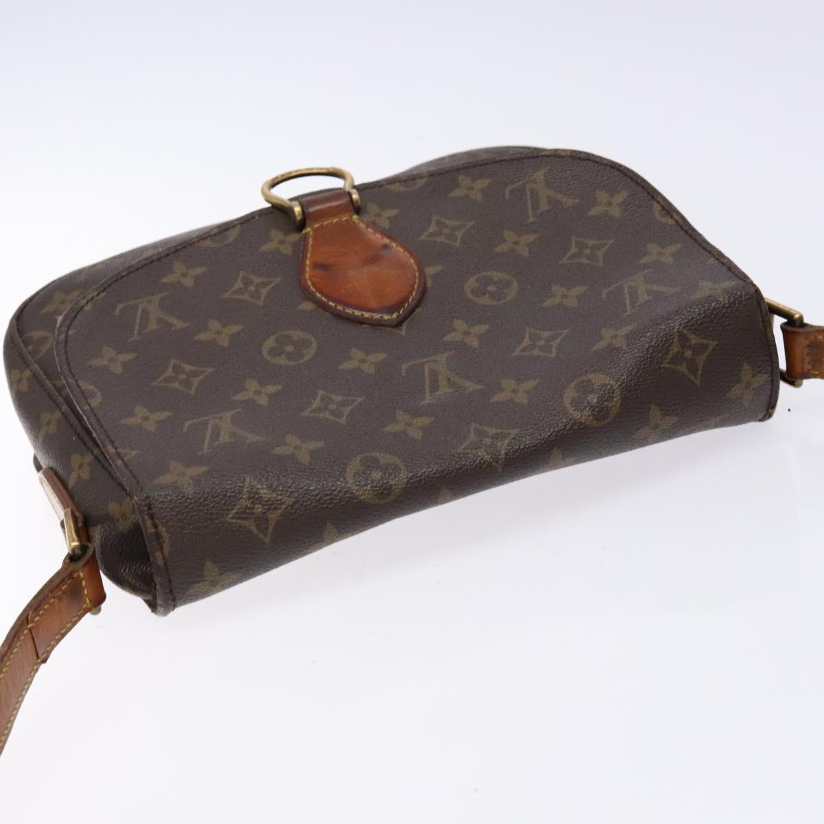 LOUIS VUITTON Monogram Saint Cloud GM Shoulder Bag M51242 LV Auth 140299