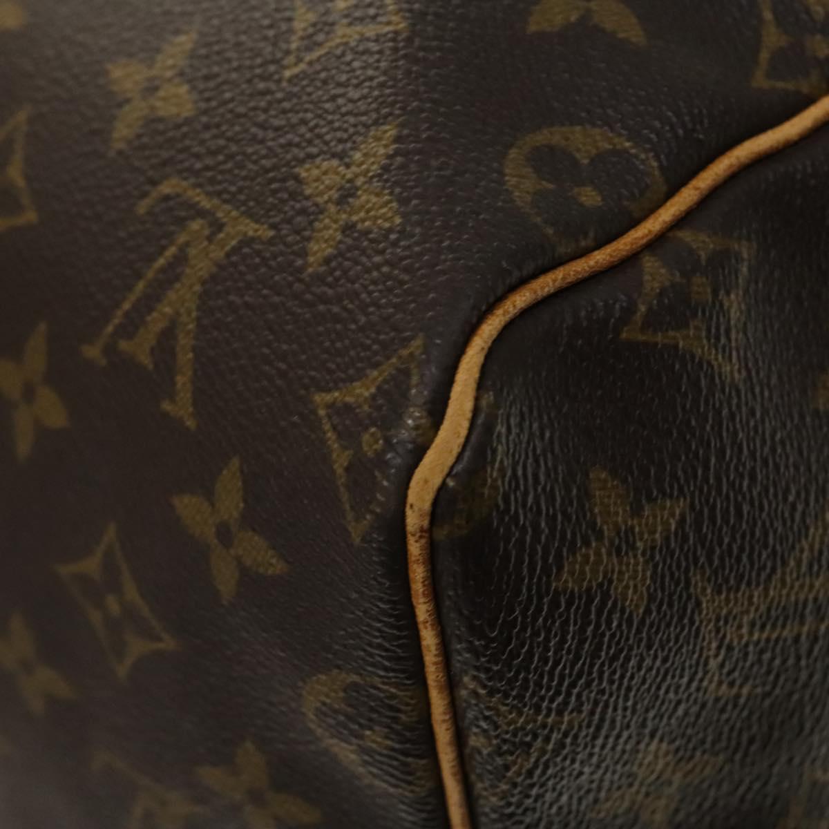 LOUIS VUITTON Monogram Keepall 55 Boston Bag M41424 LV Auth 140305