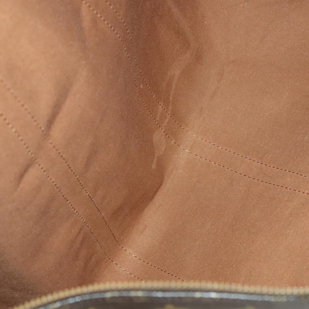 LOUIS VUITTON Monogram Keepall 55 Boston Bag M41424 LV Auth 140305