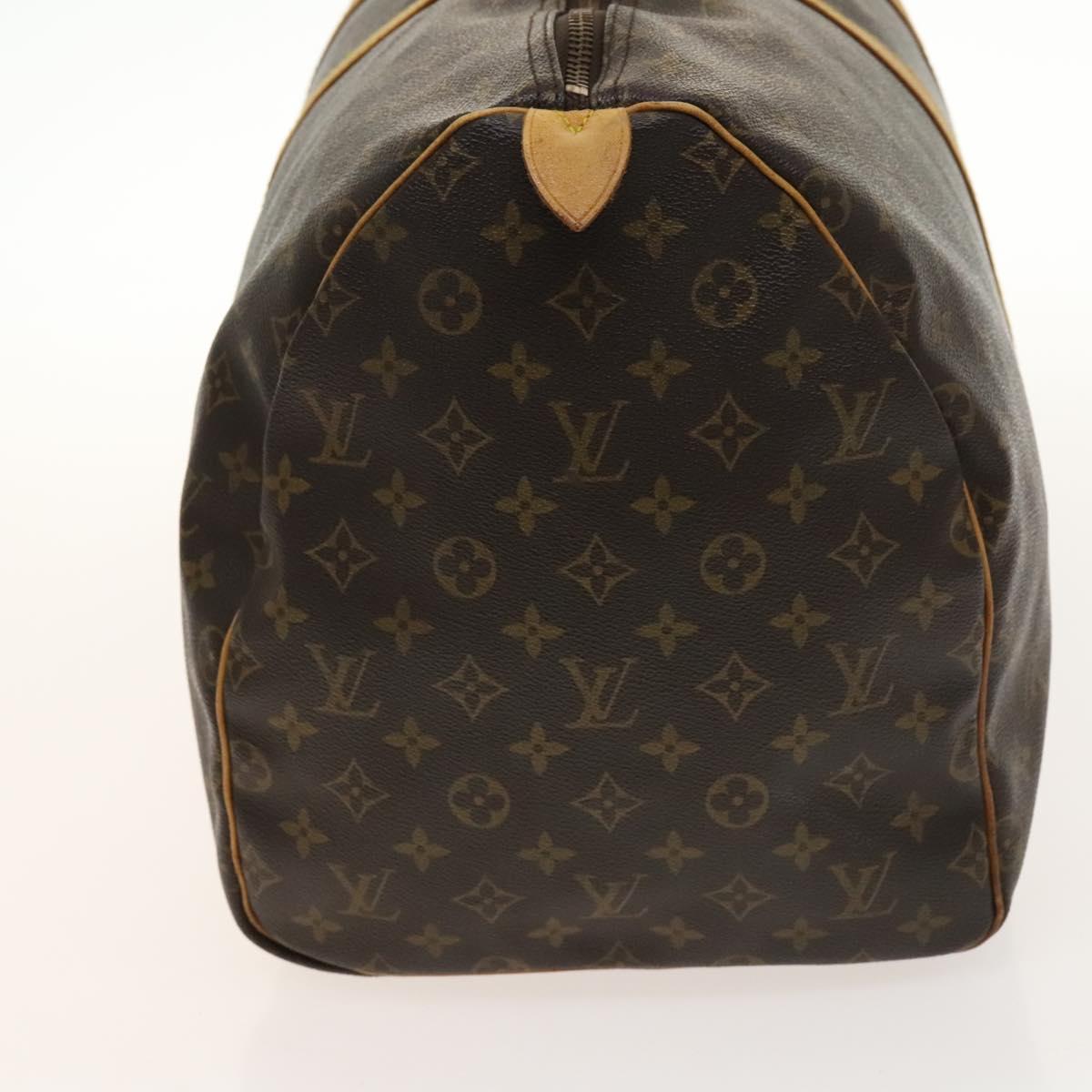 LOUIS VUITTON Monogram Keepall 55 Boston Bag M41424 LV Auth 140305