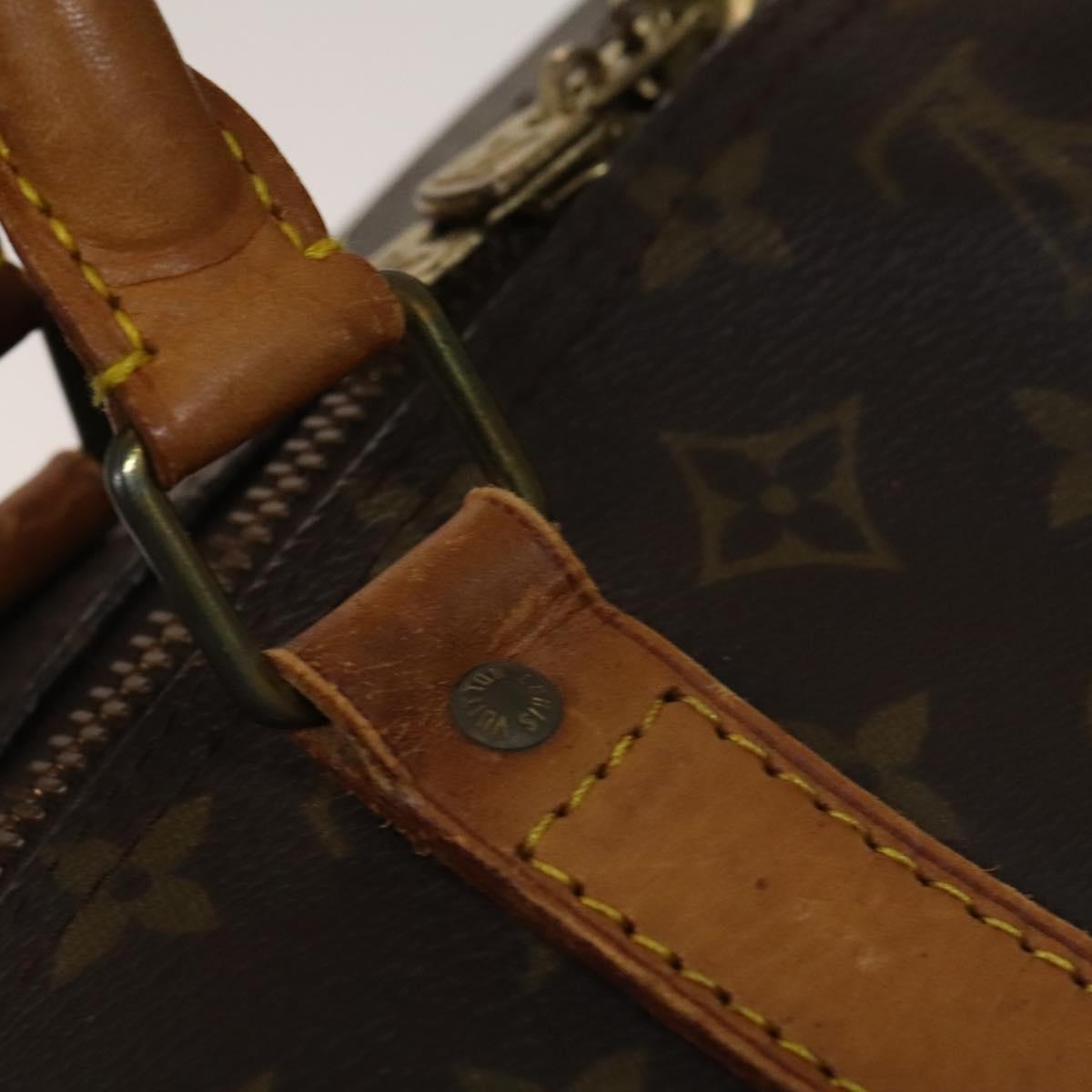 LOUIS VUITTON Monogram Keepall 60 Boston Bag M41422 LV Auth 140307