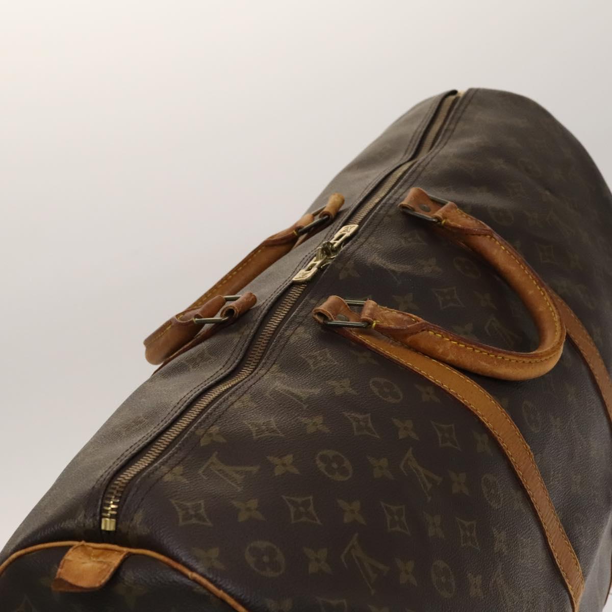 LOUIS VUITTON Monogram Keepall 60 Boston Bag M41422 LV Auth 140307