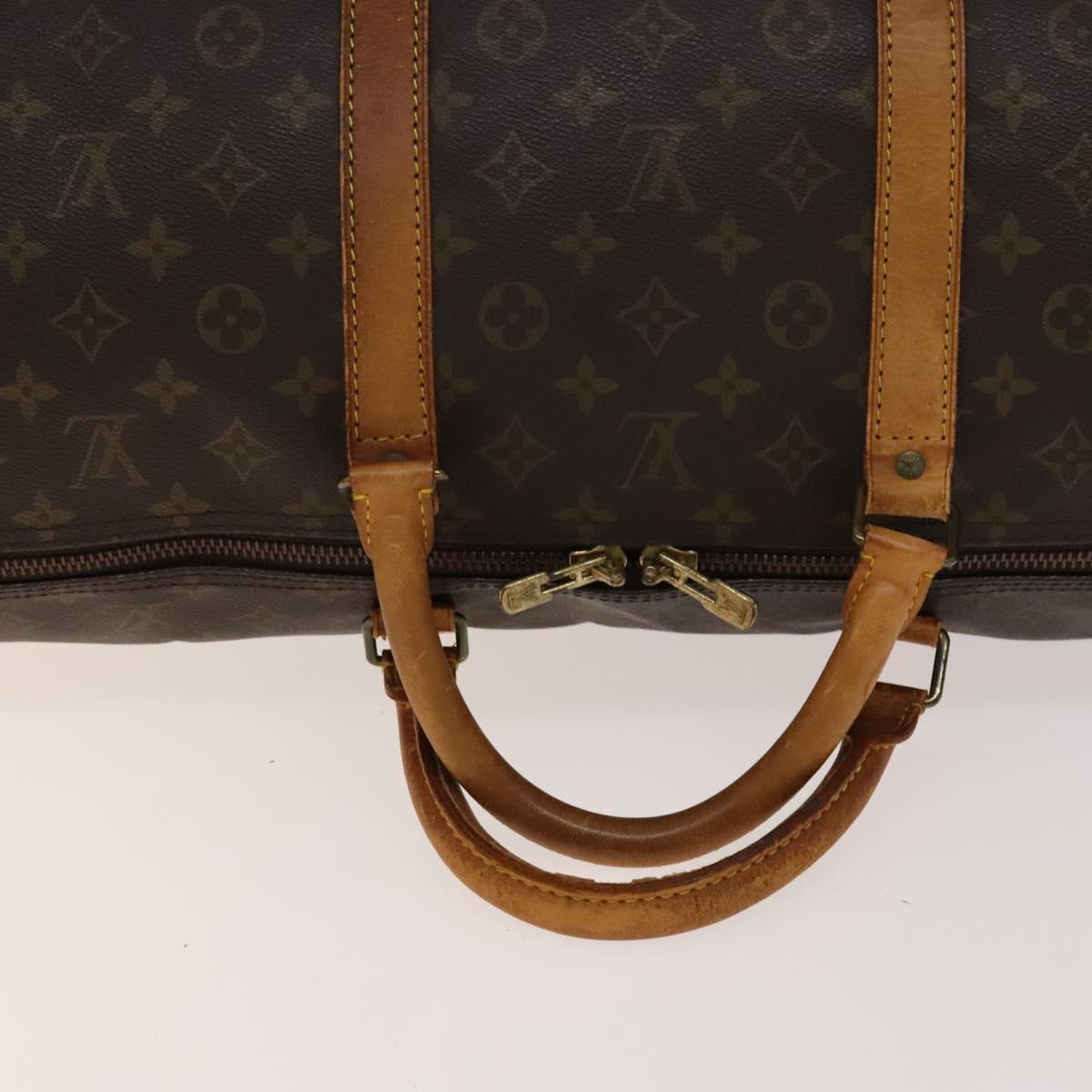 LOUIS VUITTON Monogram Keepall 60 Boston Bag M41422 LV Auth 140307