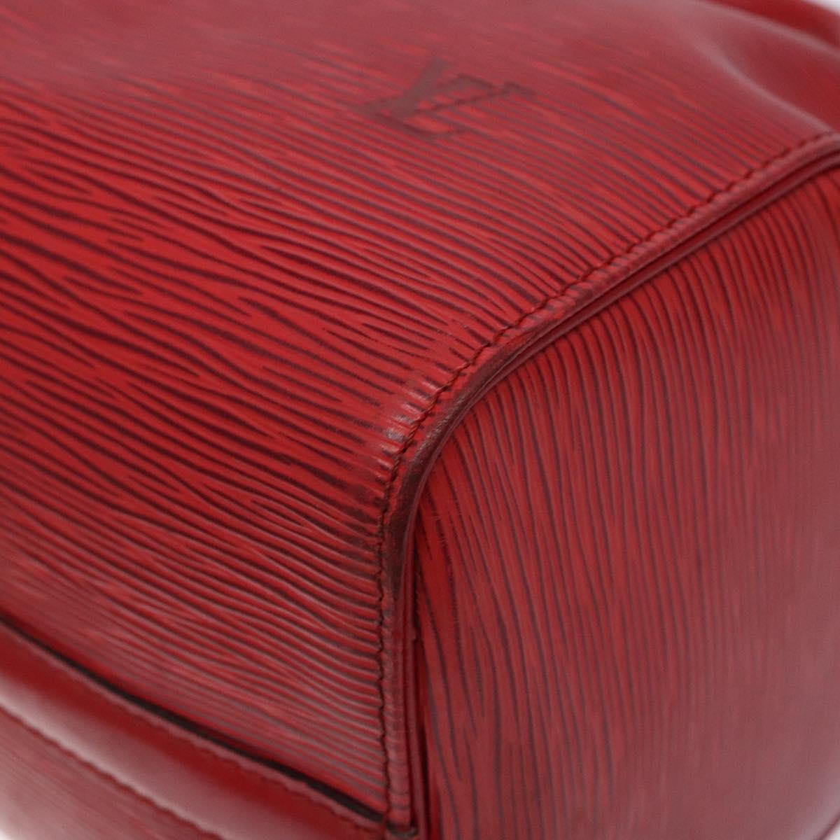 LOUIS VUITTON Epi Speedy 25 Hand Bag Castilian Red M43017 LV Auth 140324