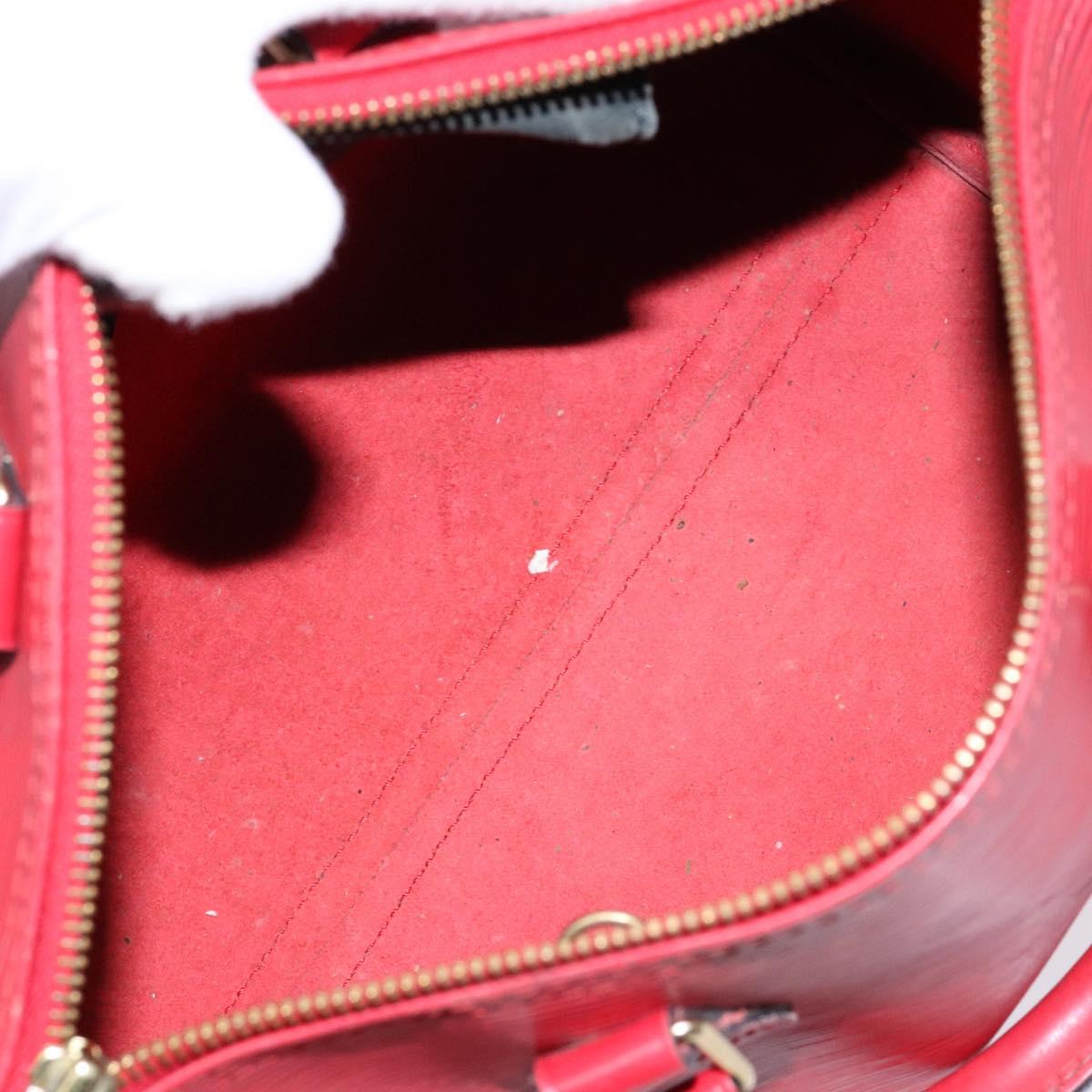LOUIS VUITTON Epi Speedy 25 Hand Bag Castilian Red M43017 LV Auth 140324