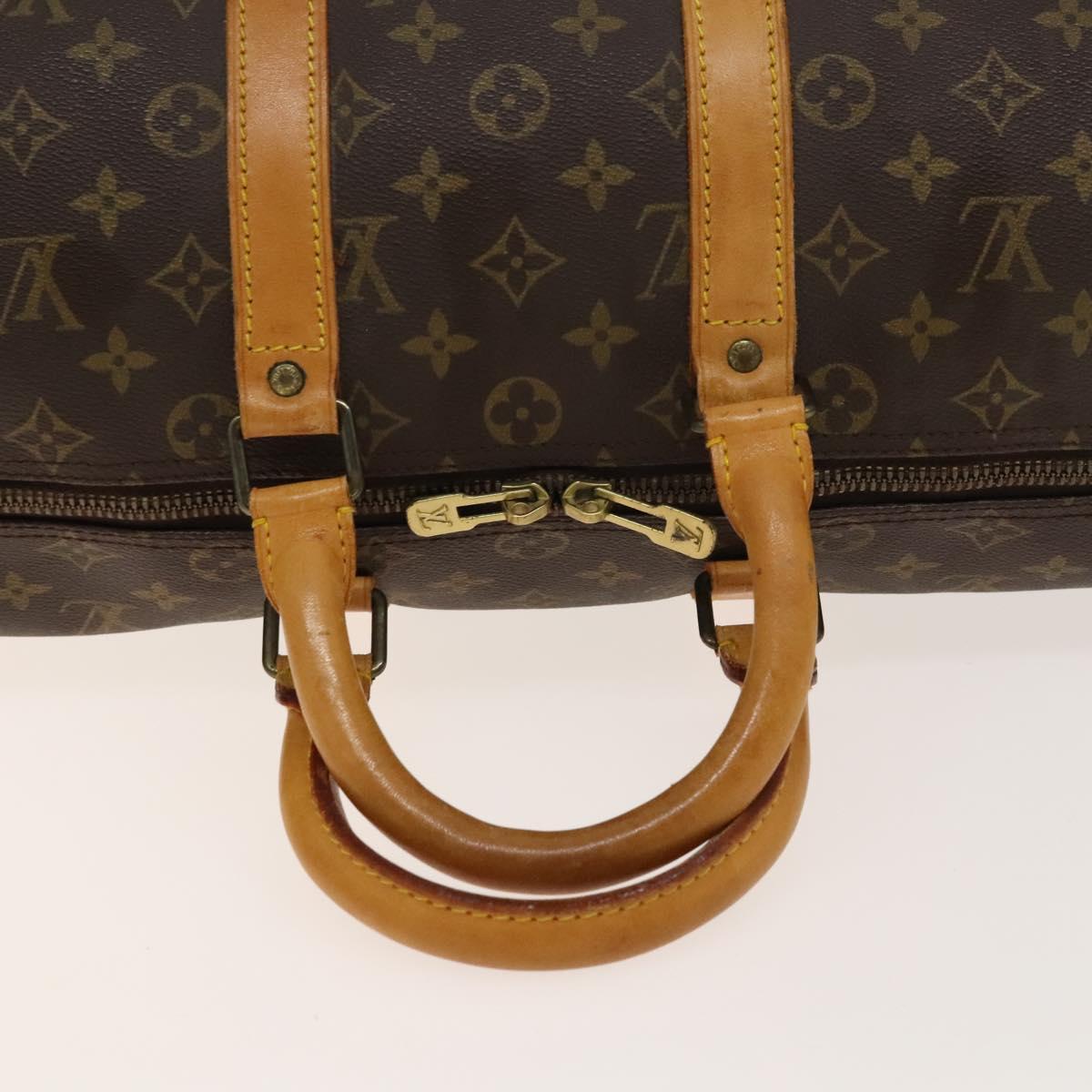 LOUIS VUITTON Monogram Keepall 45 Boston Bag M41428 LV Auth 140333