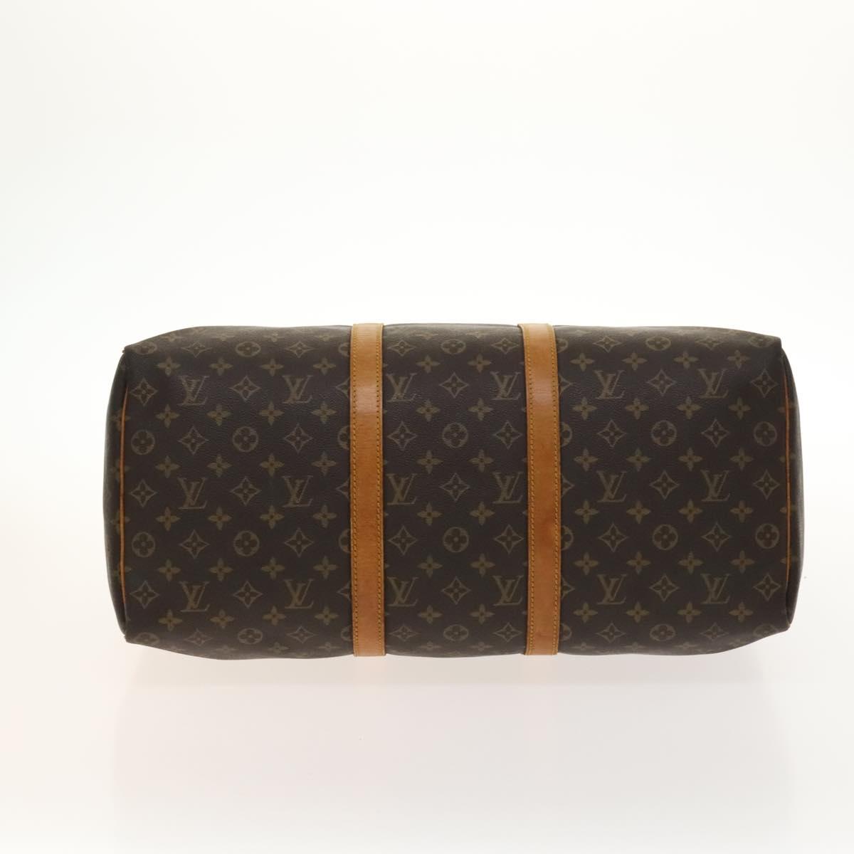 LOUIS VUITTON Monogram Keepall 50 Boston Bag M41426 LV Auth 140334