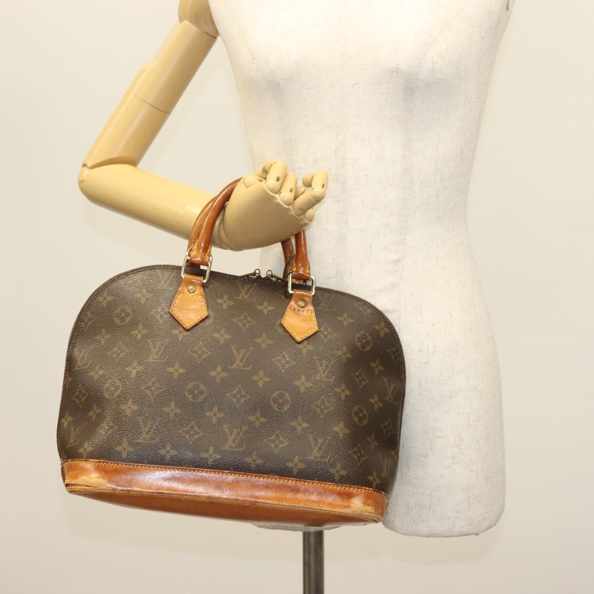 LOUIS VUITTON Monogram Alma Hand Bag M51130 LV Auth 140347