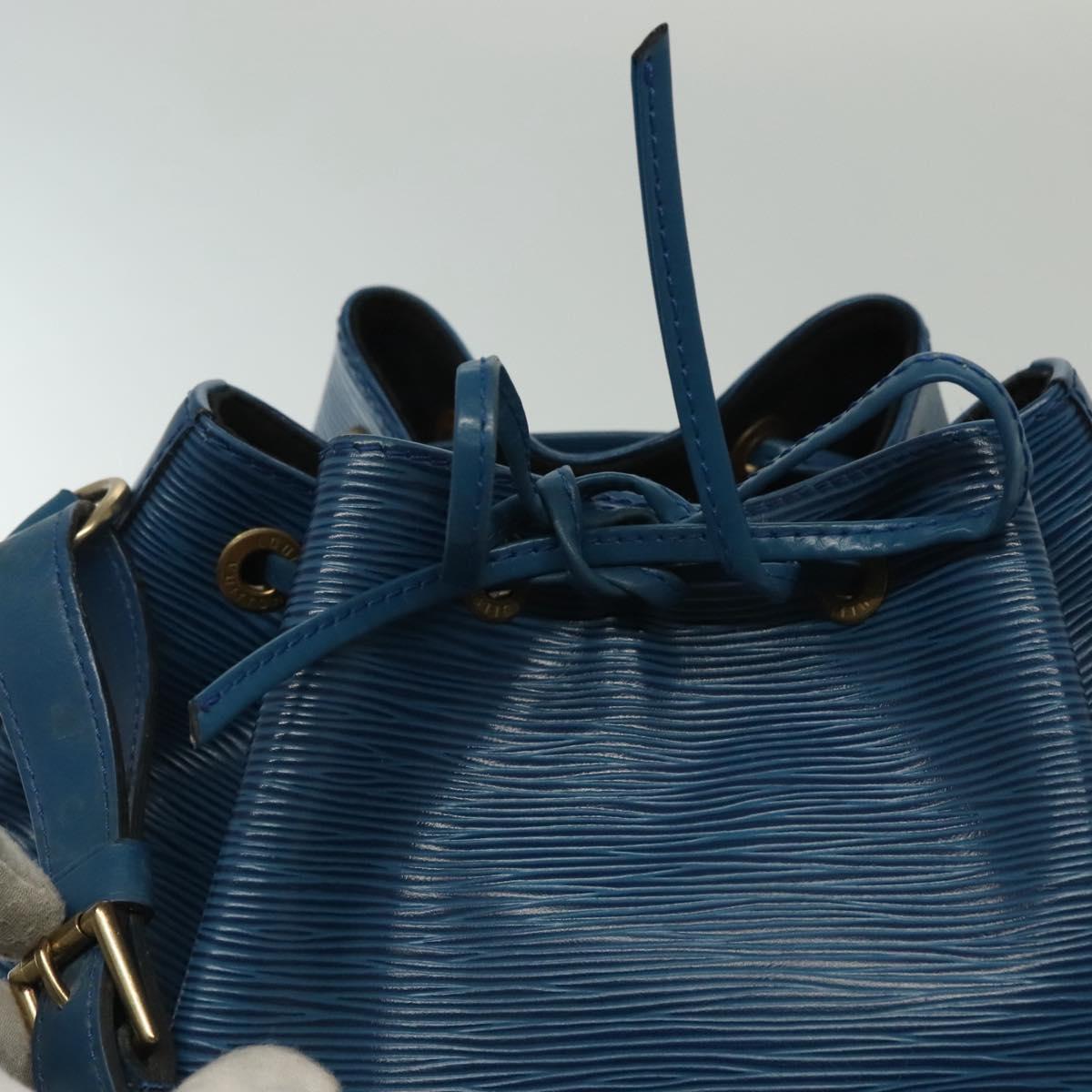 LOUIS VUITTON Epi Noe Shoulder Bag Toledo Blue M44005 LV Auth 140350