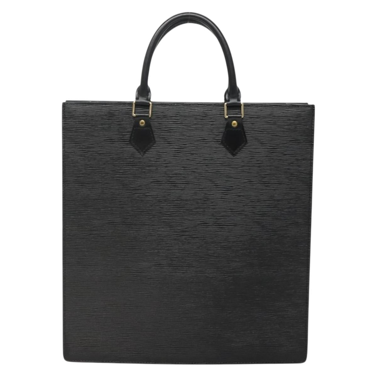 LOUIS VUITTON Epi Sac Plat Hand Bag Black M59082 LV Auth 140352