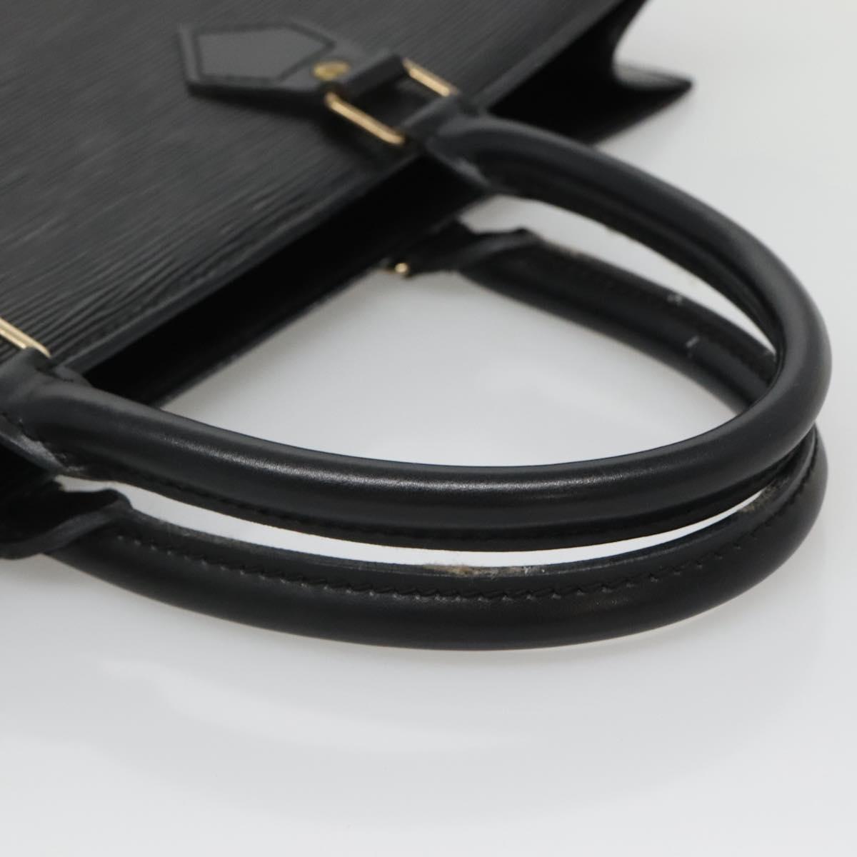 LOUIS VUITTON Epi Sac Plat Hand Bag Black M59082 LV Auth 140352