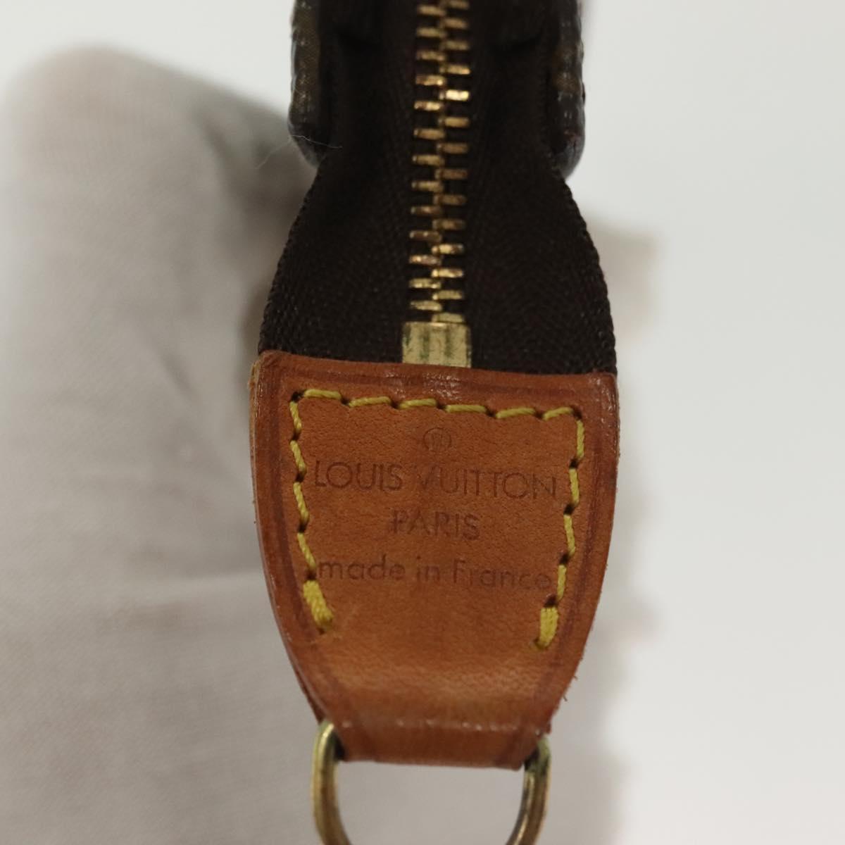 LOUIS VUITTON Monogram Bucket PM Accessory Pouch LV Auth 140370