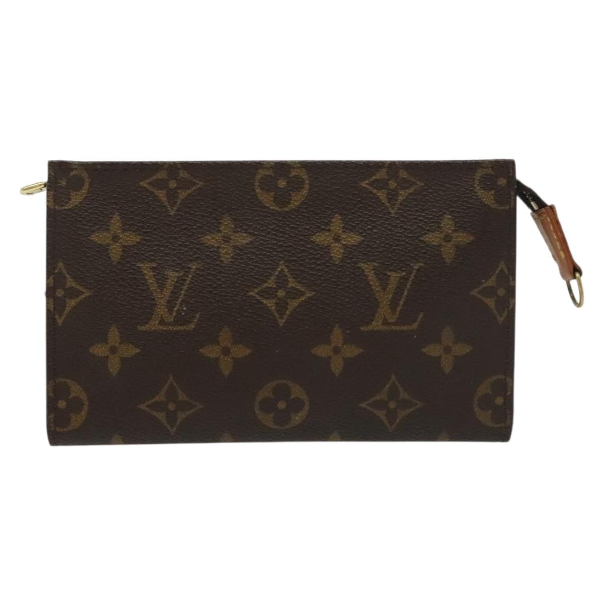 LOUIS VUITTON Monogram Bucket PM Accessory Pouch LV Auth 140370