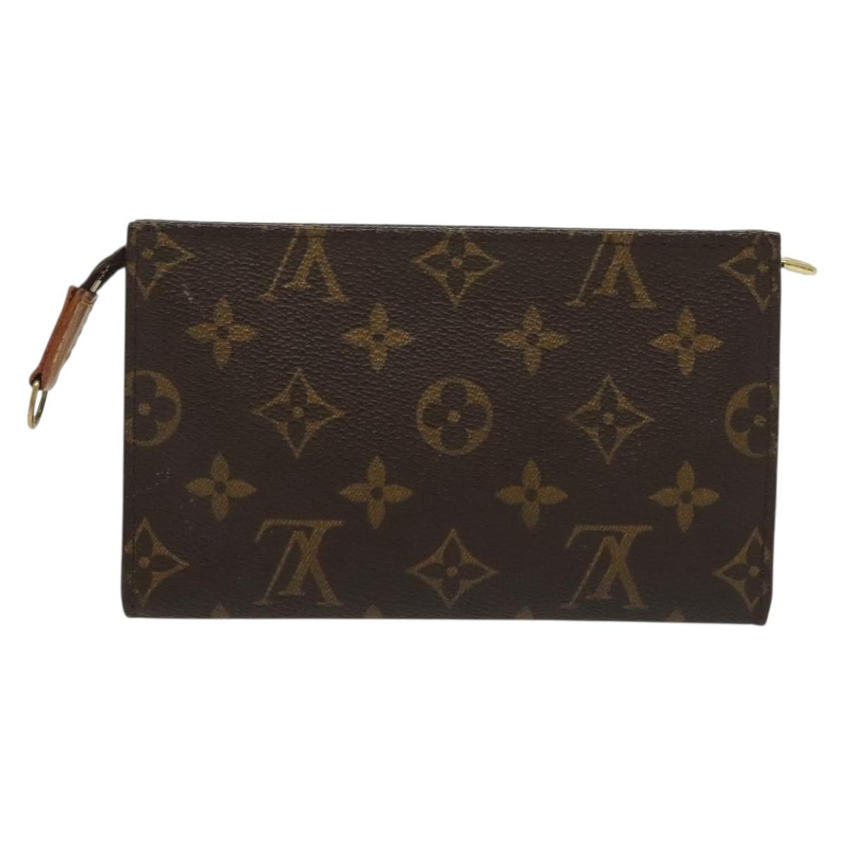 LOUIS VUITTON Monogram Bucket PM Accessory Pouch LV Auth 140370