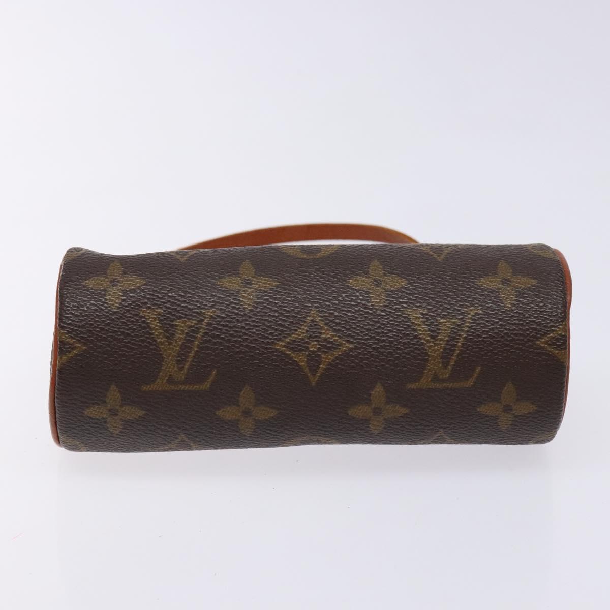 LOUIS VUITTON Monogram Papillon Pouch LV Auth 140372