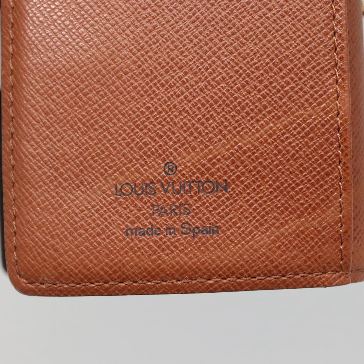 LOUIS VUITTON Monogram Agenda PM Day Planner Cover R20005 LV Auth 140373
