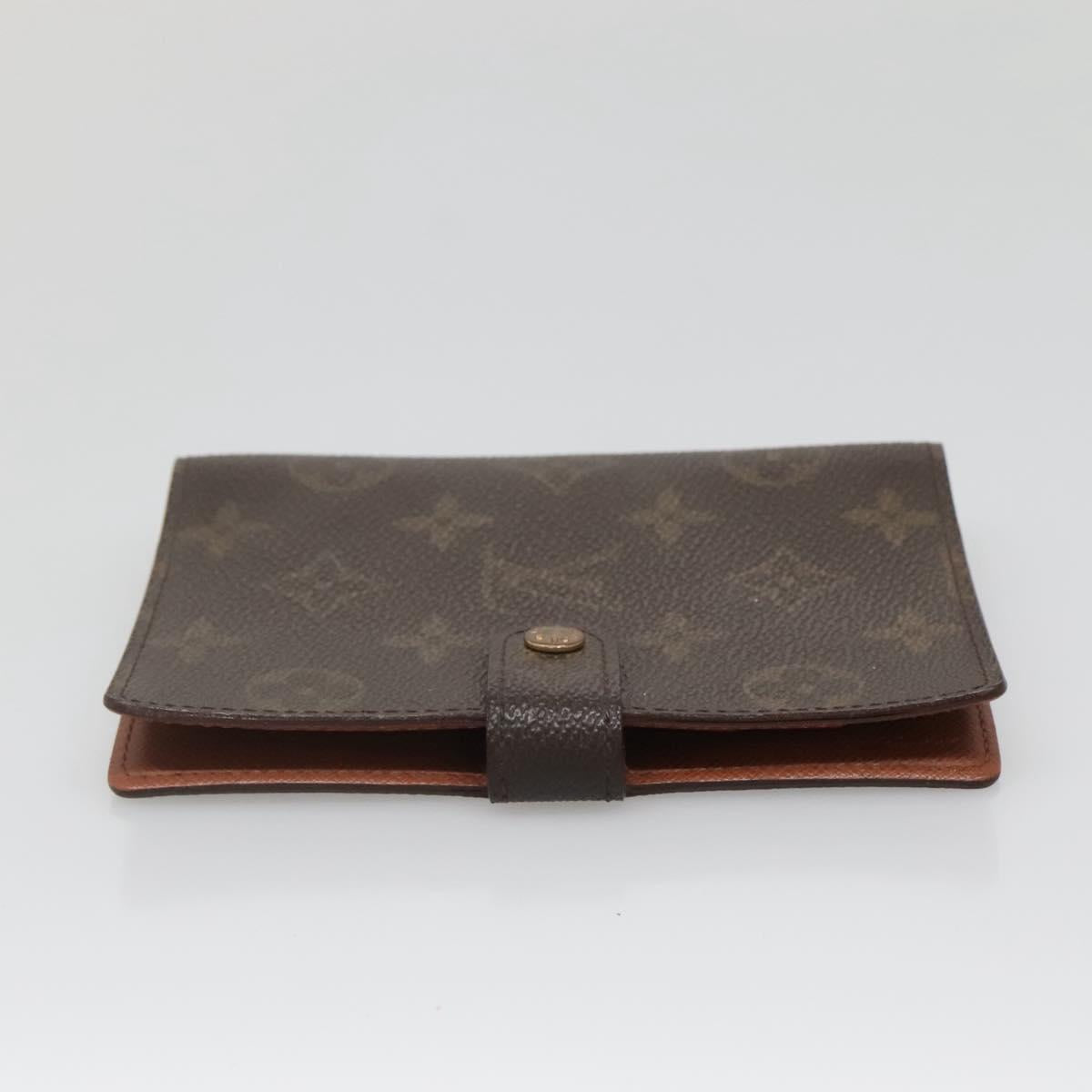 LOUIS VUITTON Monogram Agenda PM Day Planner Cover R20005 LV Auth 140373