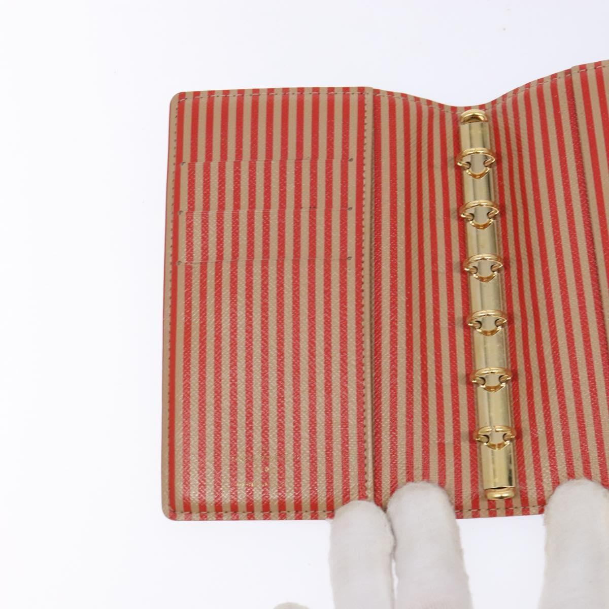 LOUIS VUITTON Damier Ebene Trunk Agenda PM Day Planner Cover R20029 Auth 140374