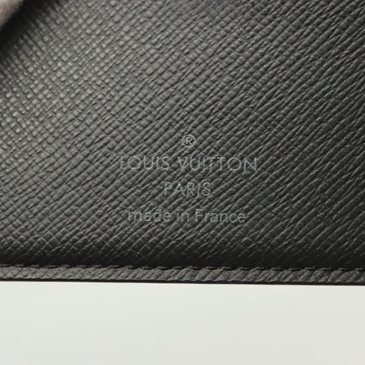 LOUIS VUITTON Damier Ebene Giant NIGO Portefeuille Multripru N60396 Auth 140381