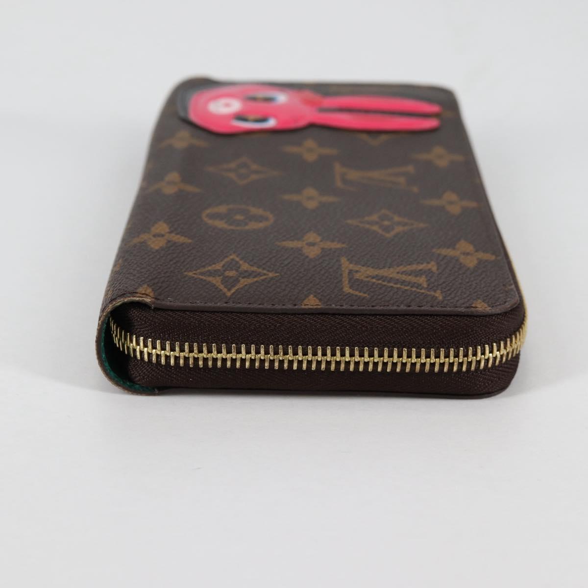 LOUIS VUITTON Monogram Sun Yitian Zippy Wallet Long Wallet M83689 Auth 140385M