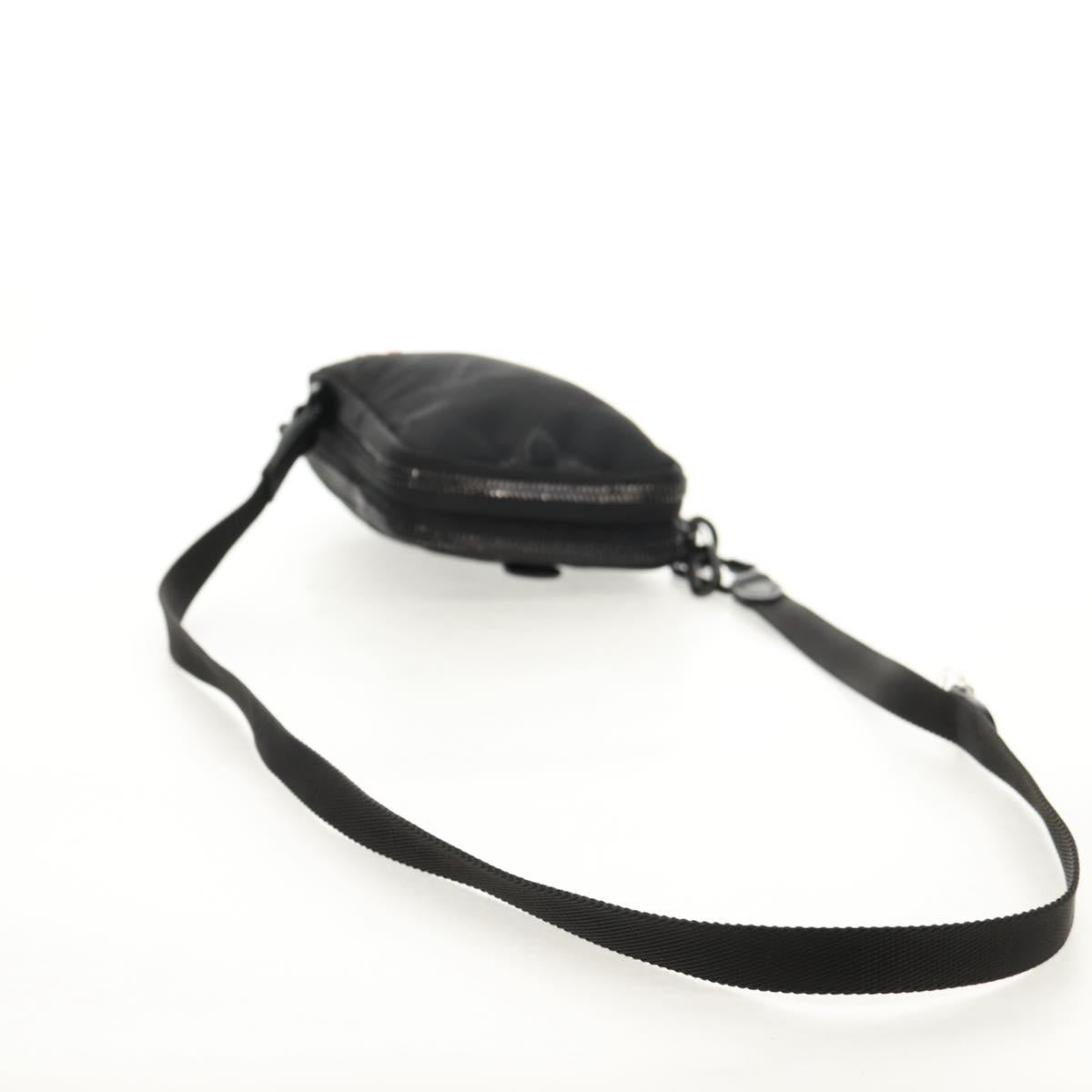 LOUIS VUITTON 3D Monogram Double Phone Pouch Black M80141 LV Auth 140387SM