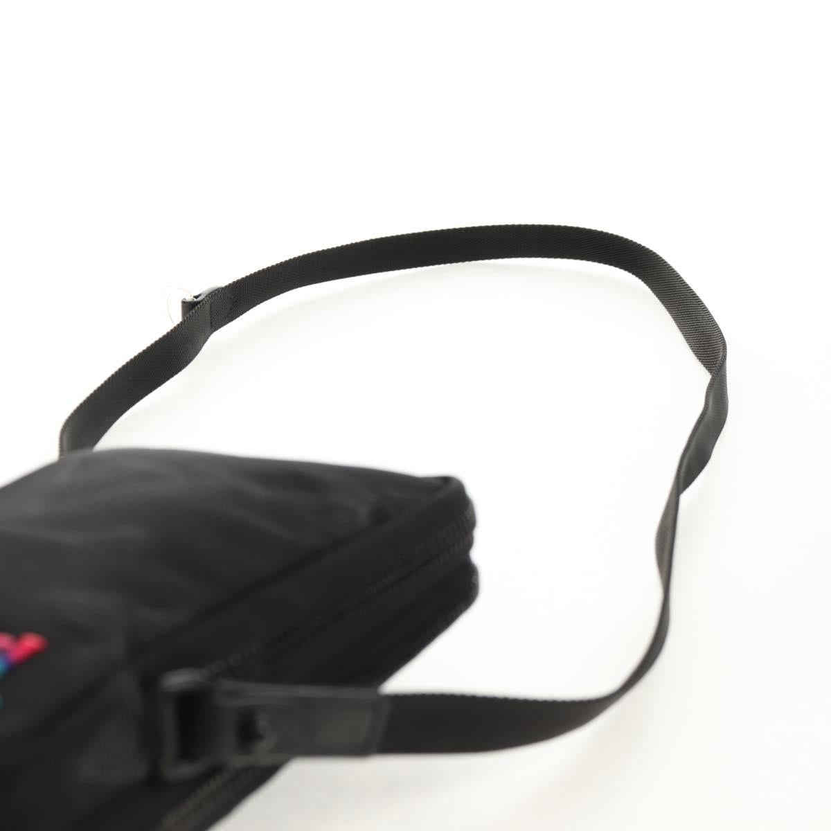 LOUIS VUITTON 3D Monogram Double Phone Pouch Black M80141 LV Auth 140387M